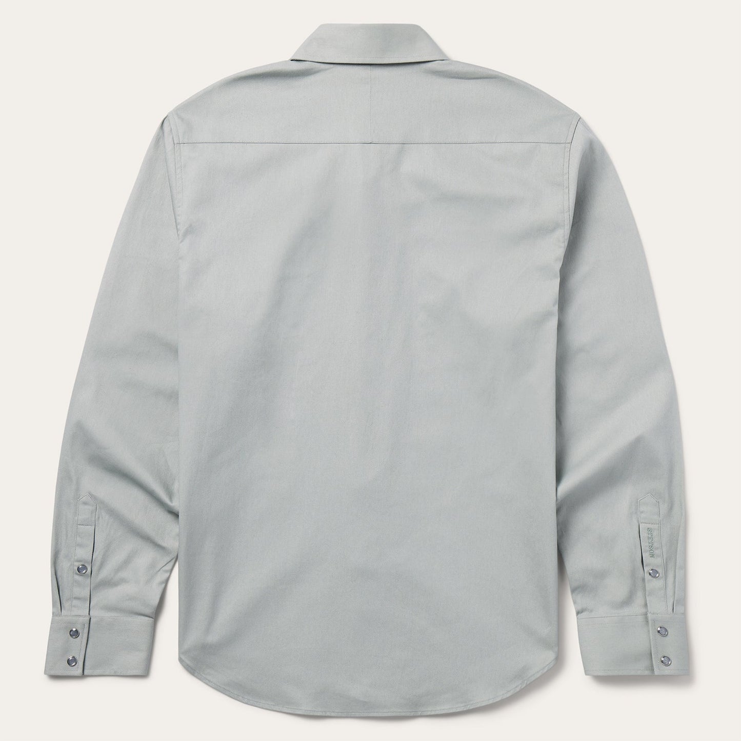 Slate Green Brushed Twill Western Shirt / Stetson