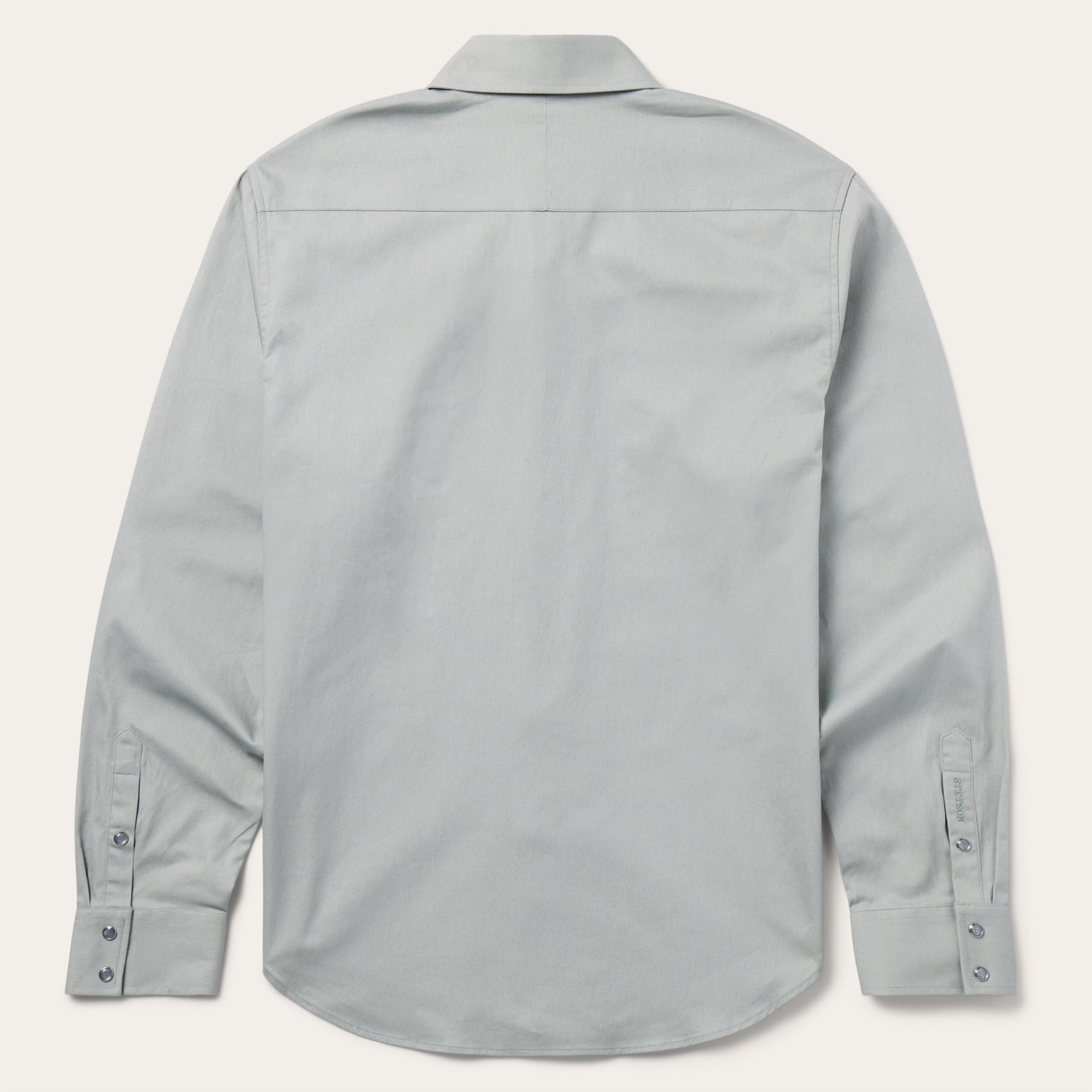 Slate Green Brushed Twill Western Shirt / Stetson