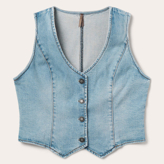 Blue Light Rinse Denim Vest / Stetson