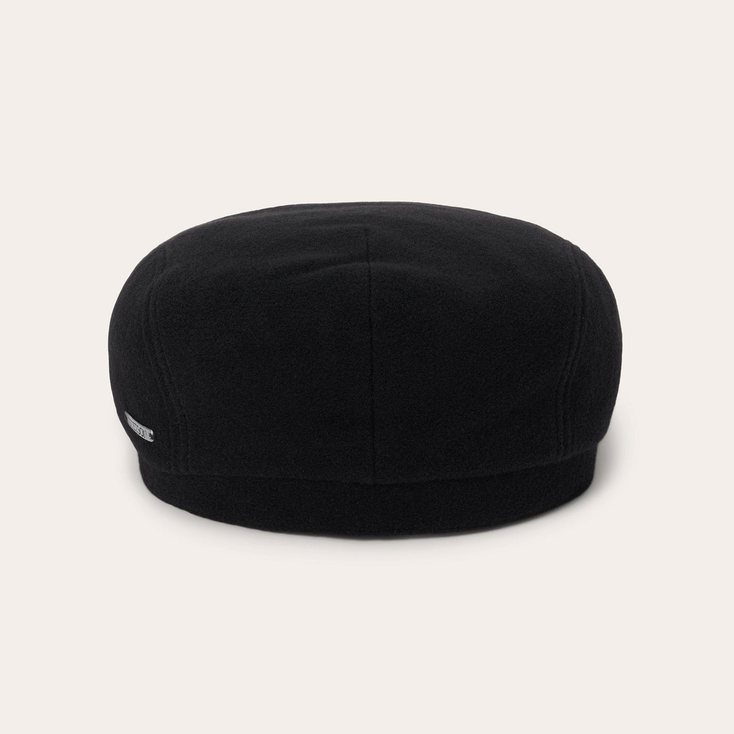 Black Wool Cashmere Driver Cap / Stetson