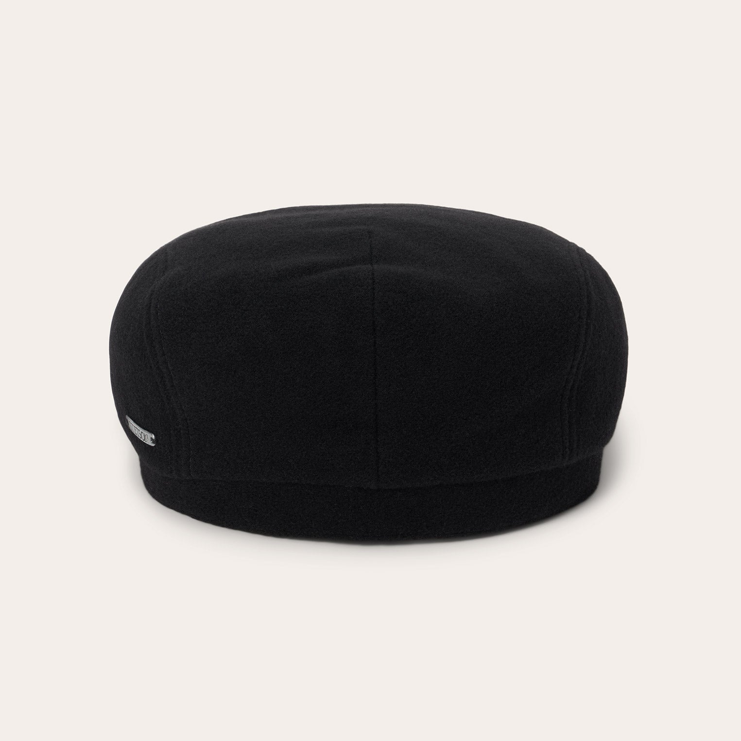 Black Wool Cashmere Driver Cap / Stetson