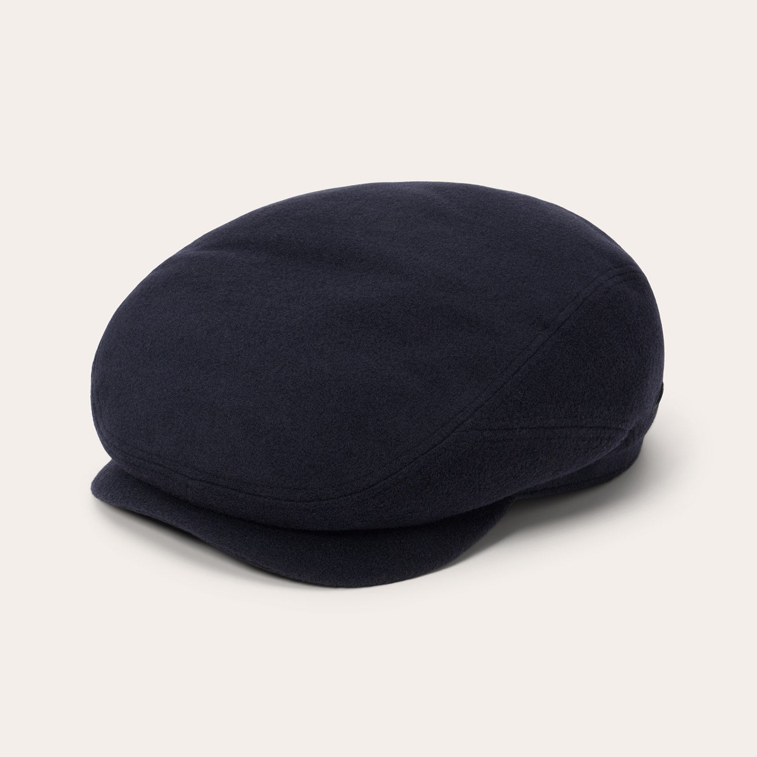 Navy Wool Cashmere Driver Cap / Stetson