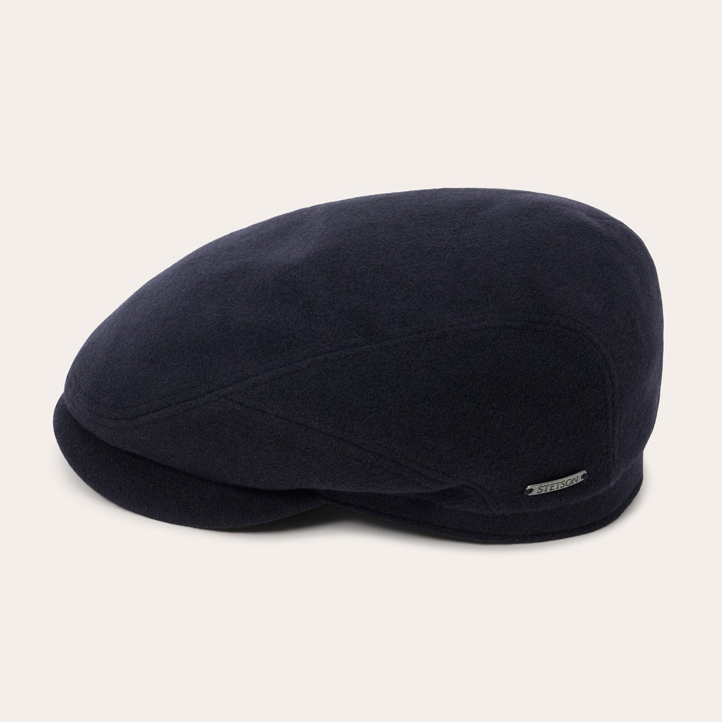 Navy Wool Cashmere Driver Cap / Stetson