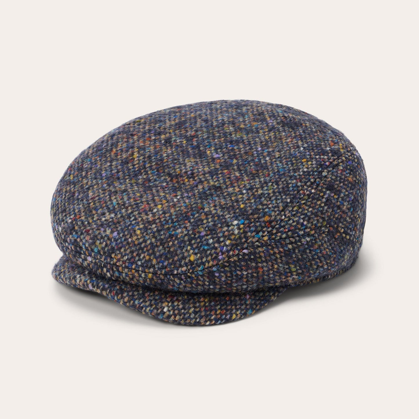 Blue Wool Donegal Driver Cap / Stetson