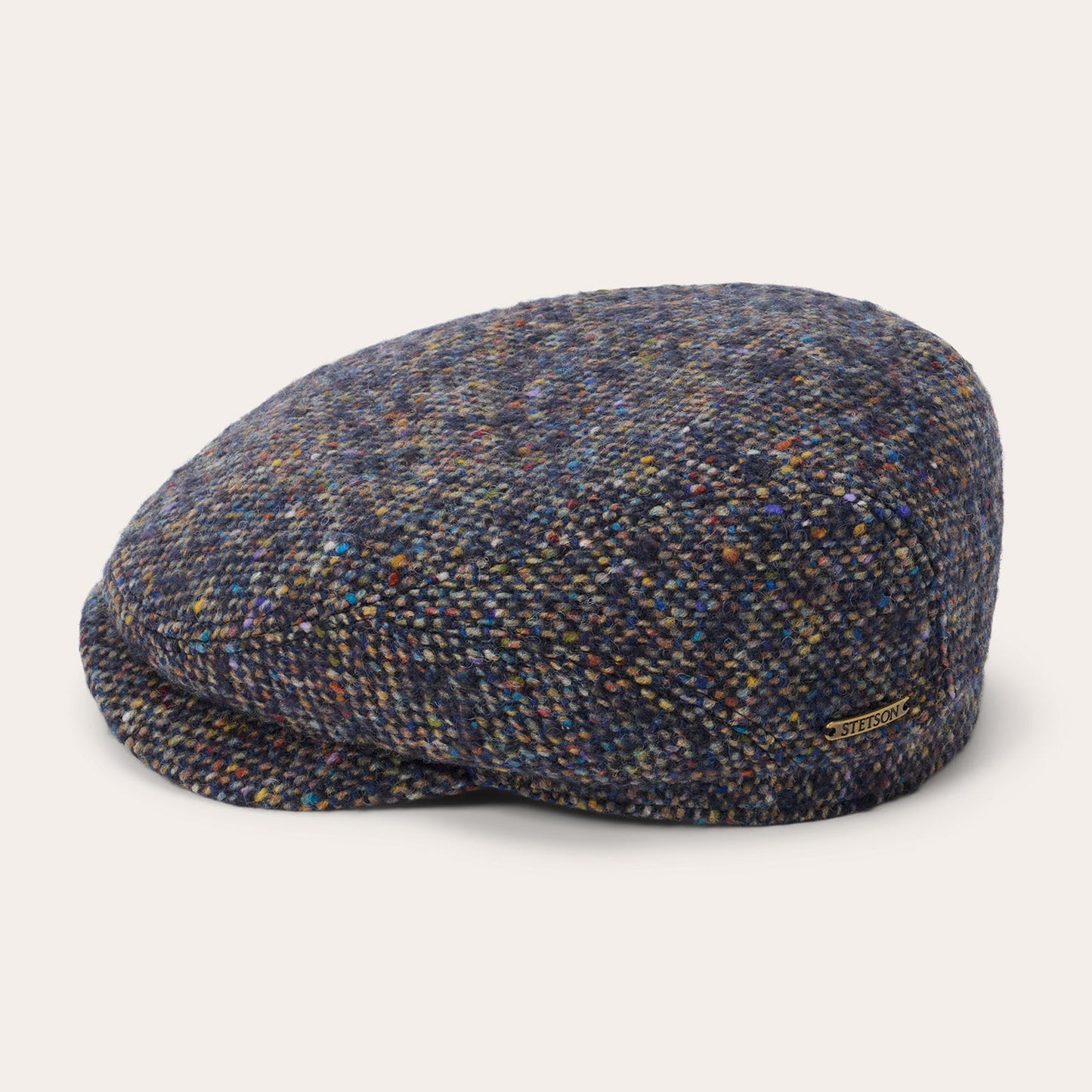 Blue Wool Donegal Driver Cap / Stetson