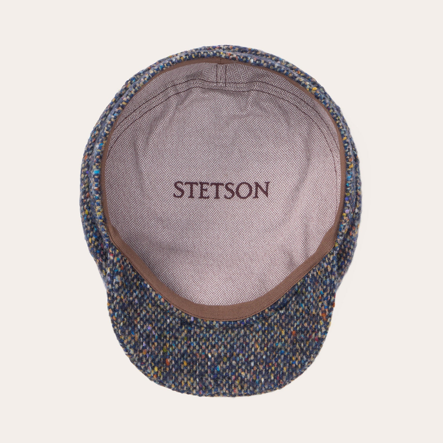 Blue Wool Donegal Driver Cap / Stetson