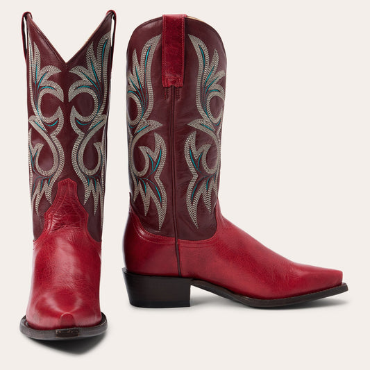 Red Lauren Boots / Stetson