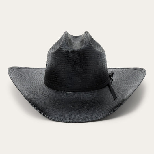 Black Coal Mine 10X Straw Cowboy Hat / Stetson