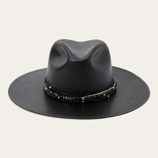 Black Kambra Straw Hat / Stetson