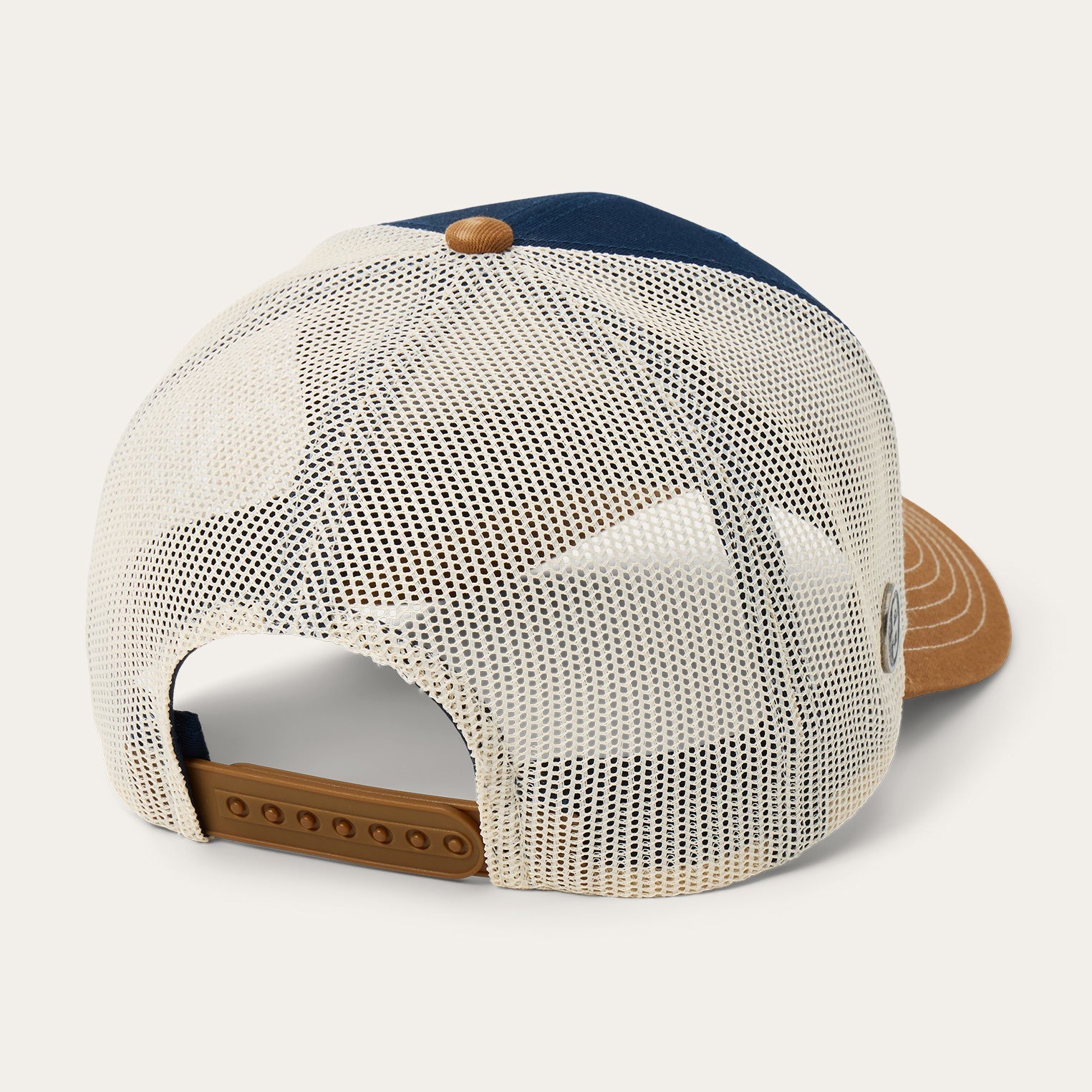 Navy Vintage Patch Trucker Hat / Stetson