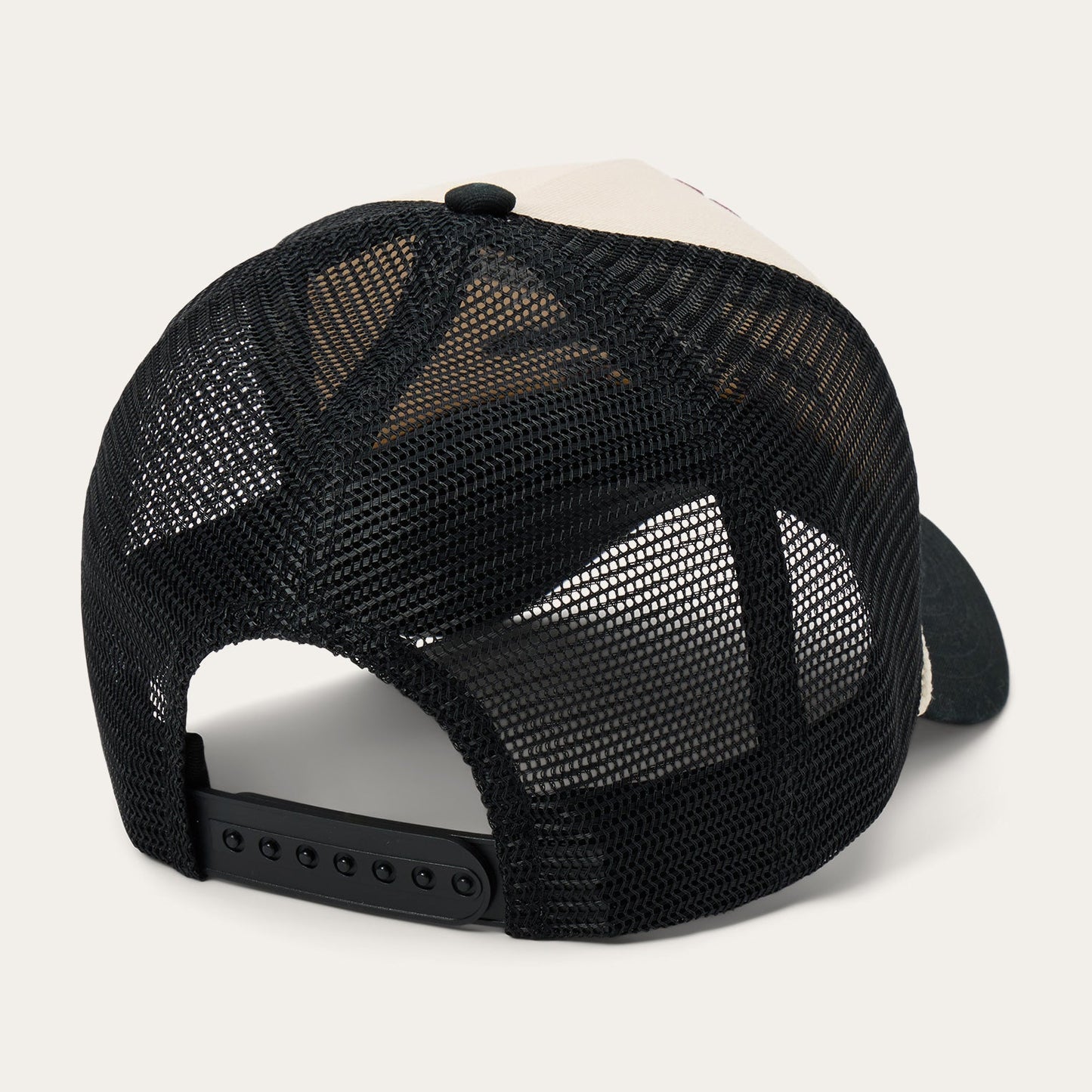 Off White / Black Skull Trucker Hat / Stetson