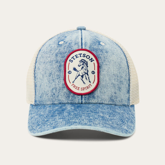 Denim Free Spirit Trucker Hat / Stetson