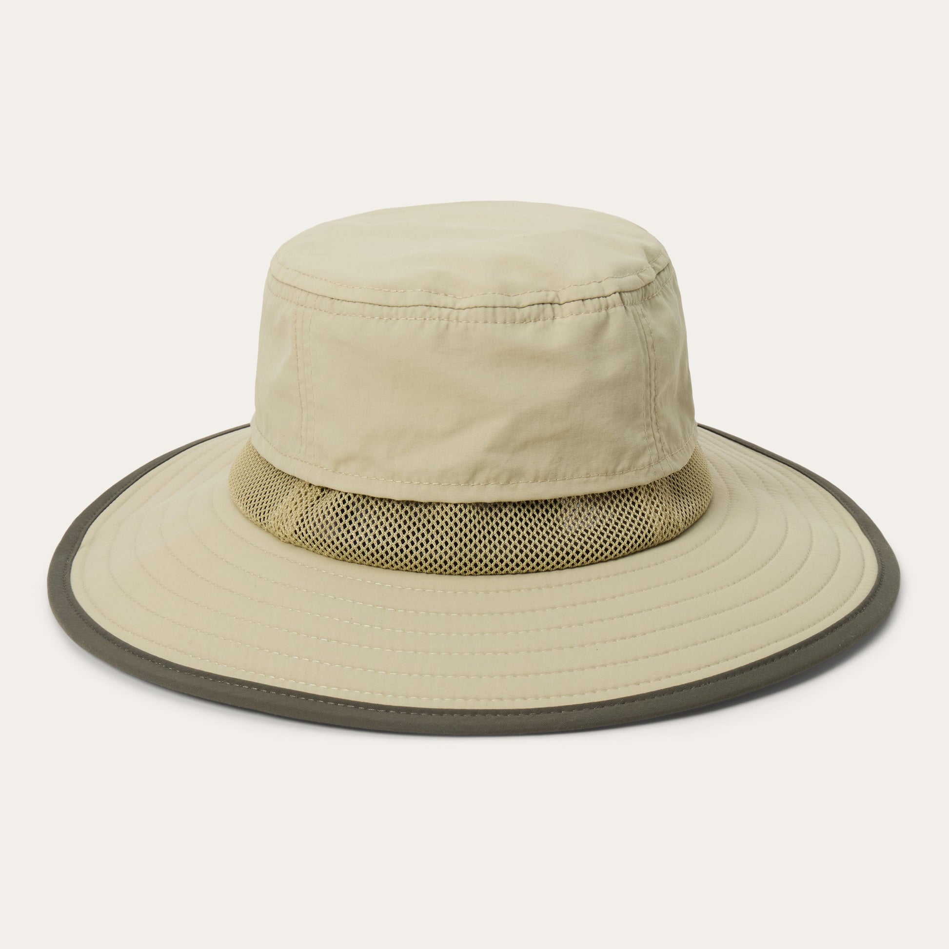 Off White With Olive Traveller Outdoor Hat / Stetson