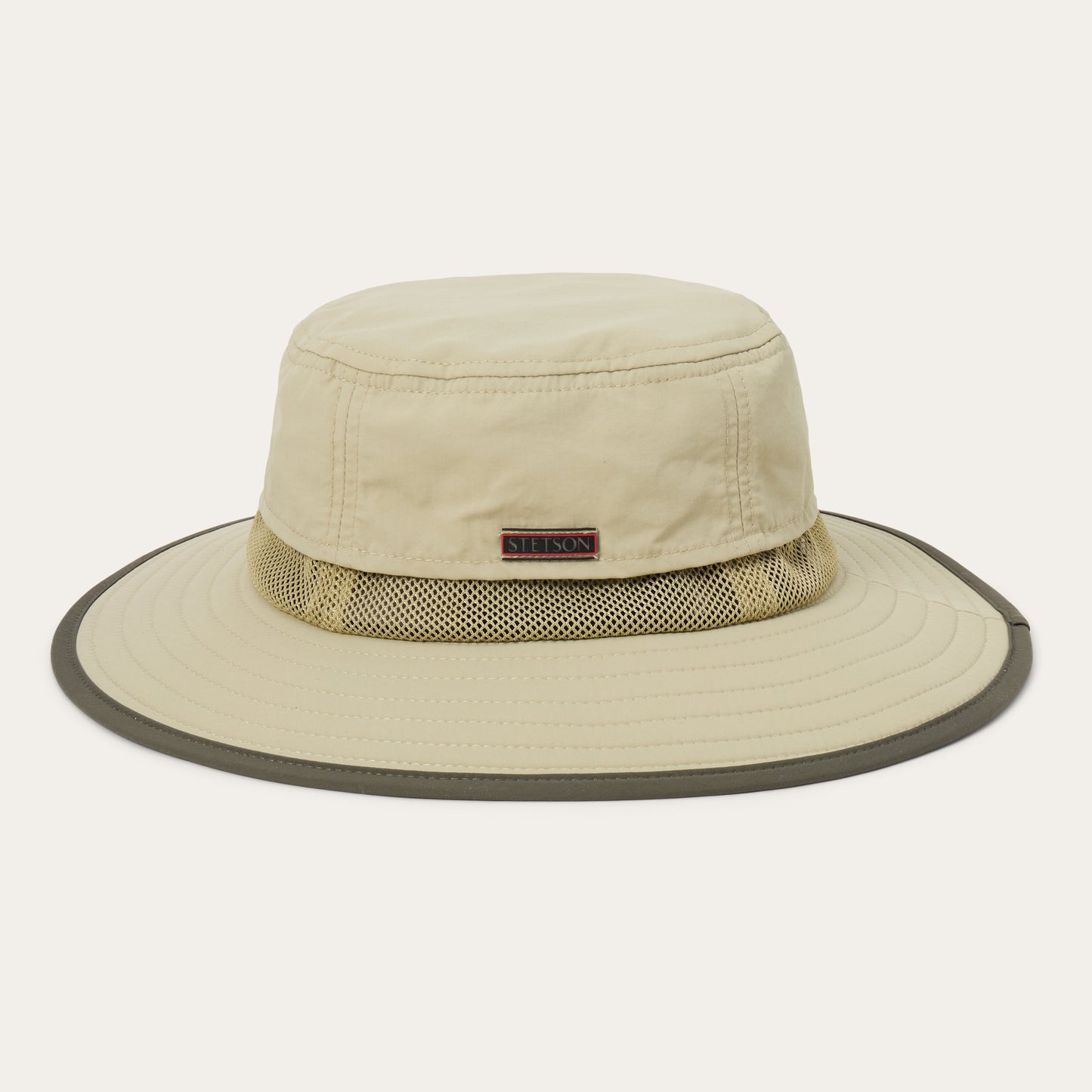Off White With Olive Traveller Outdoor Hat / Stetson