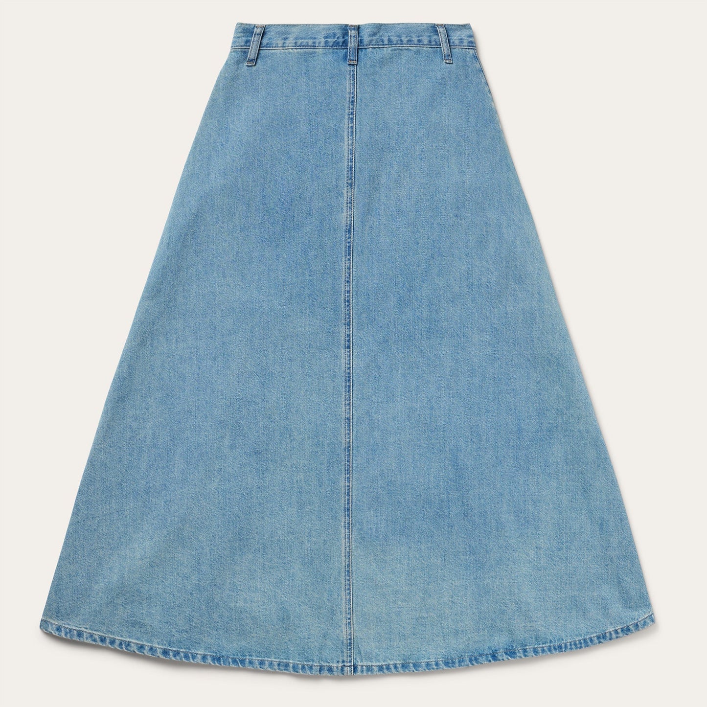 Blue Light Wash Denim Skirt / Stetson