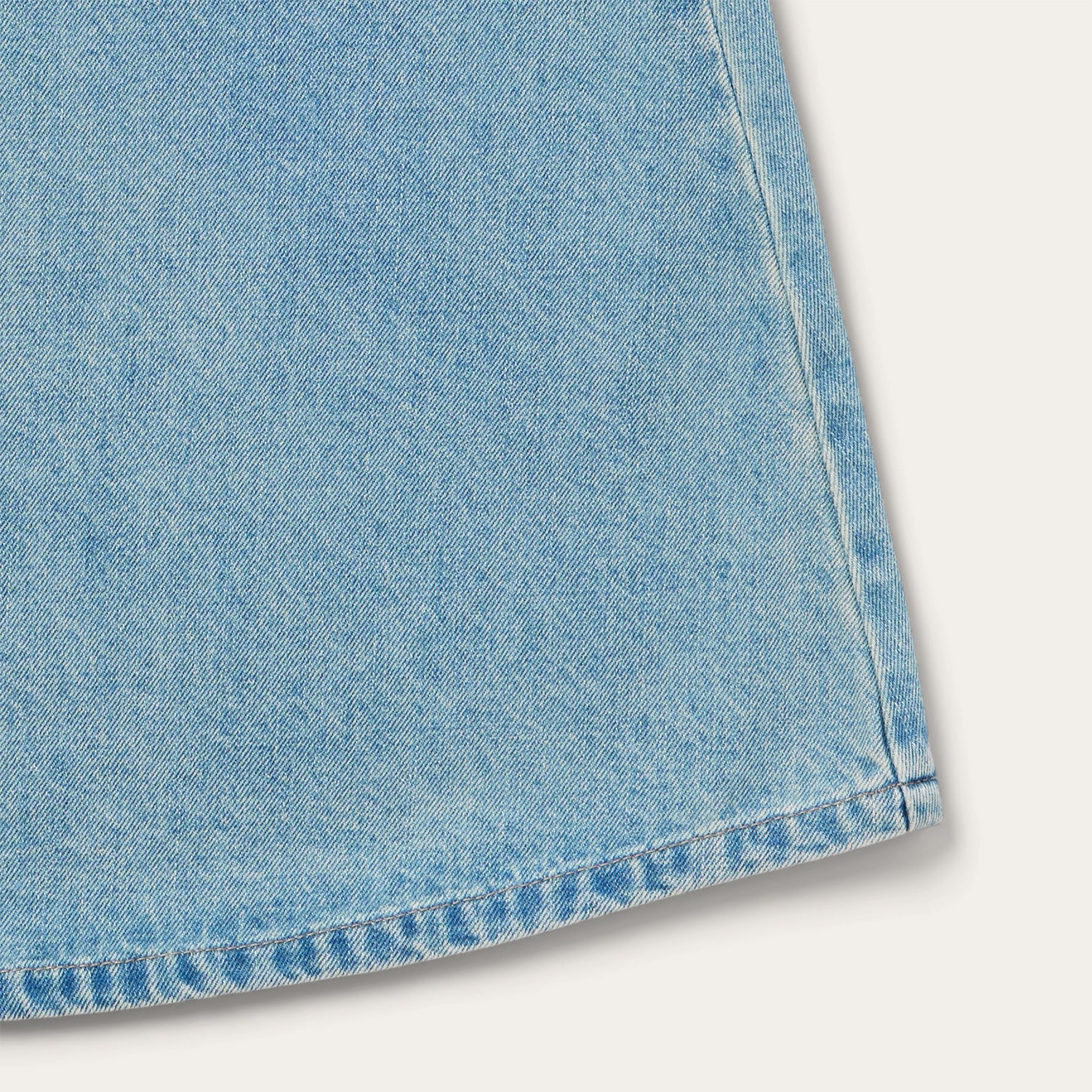 Blue Light Wash Denim Skirt / Stetson