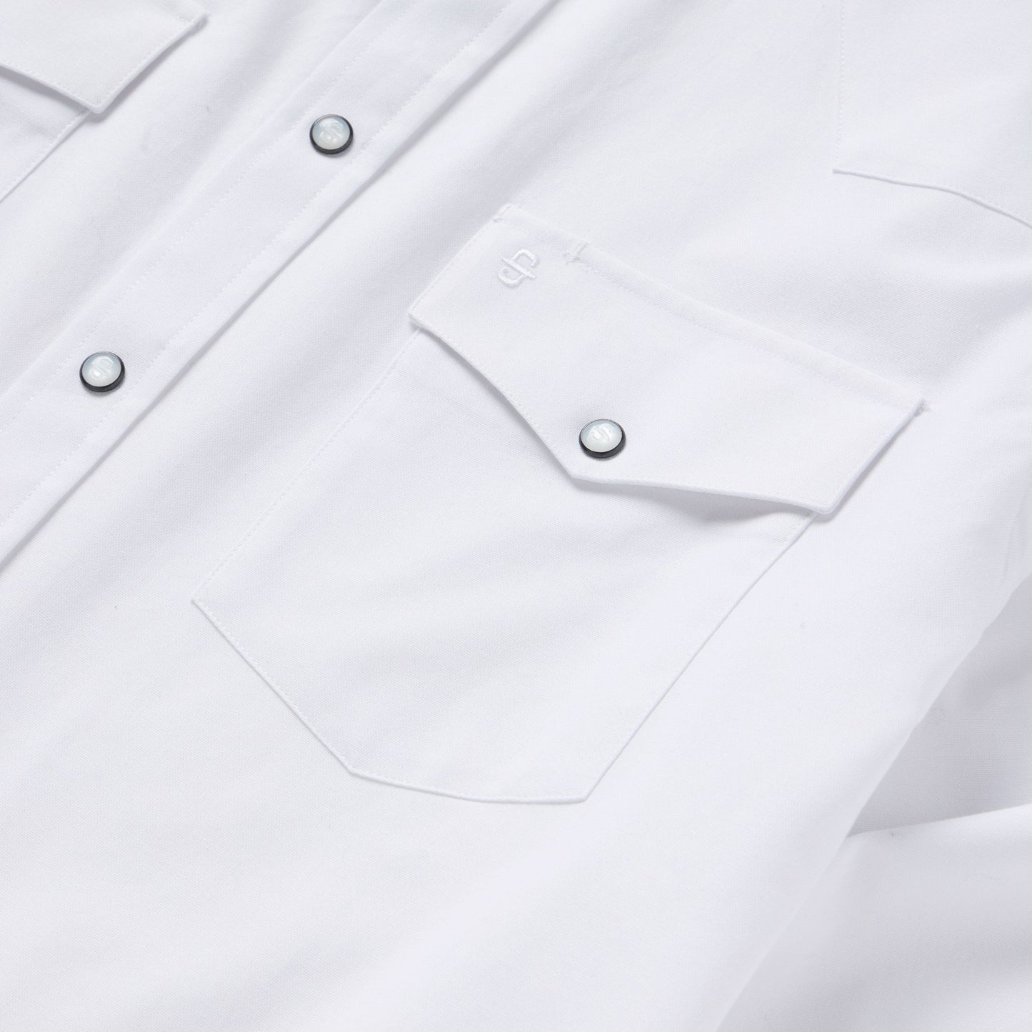 White White Oxford Western Shirt / Stetson
