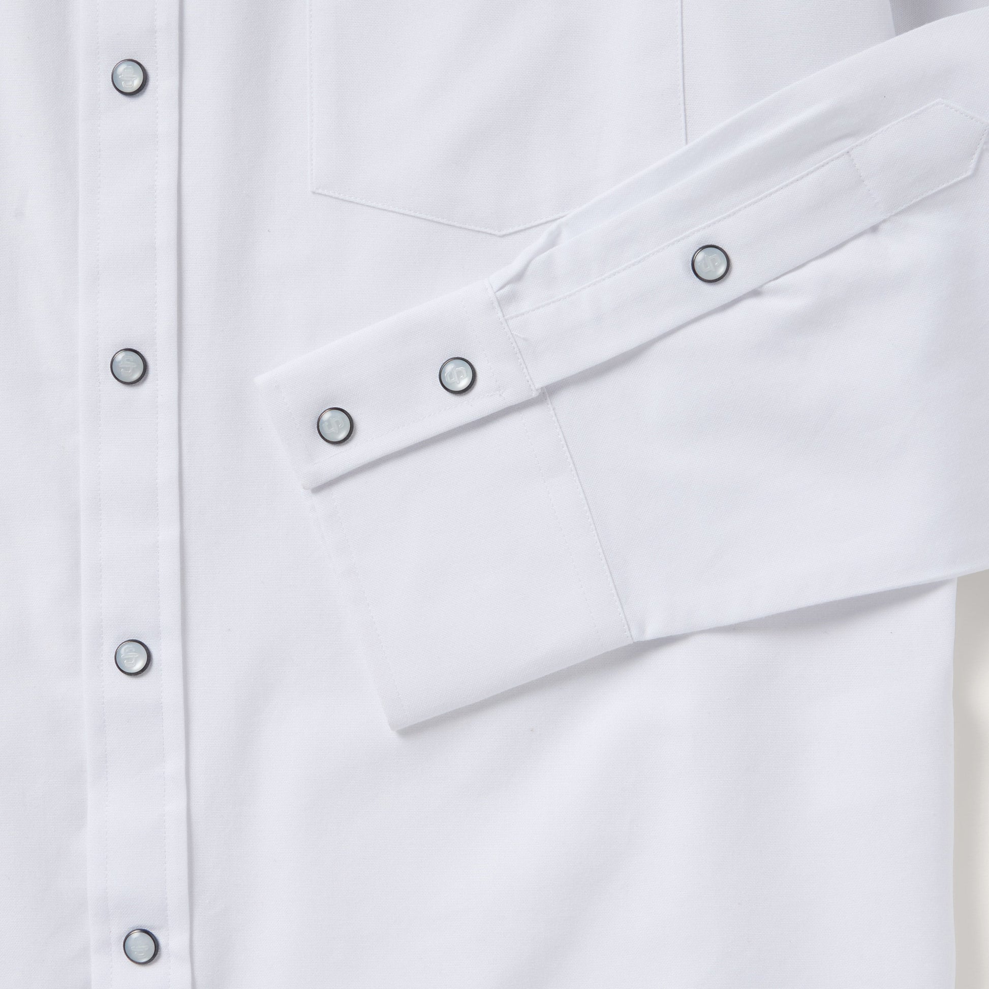 White White Oxford Western Shirt / Stetson
