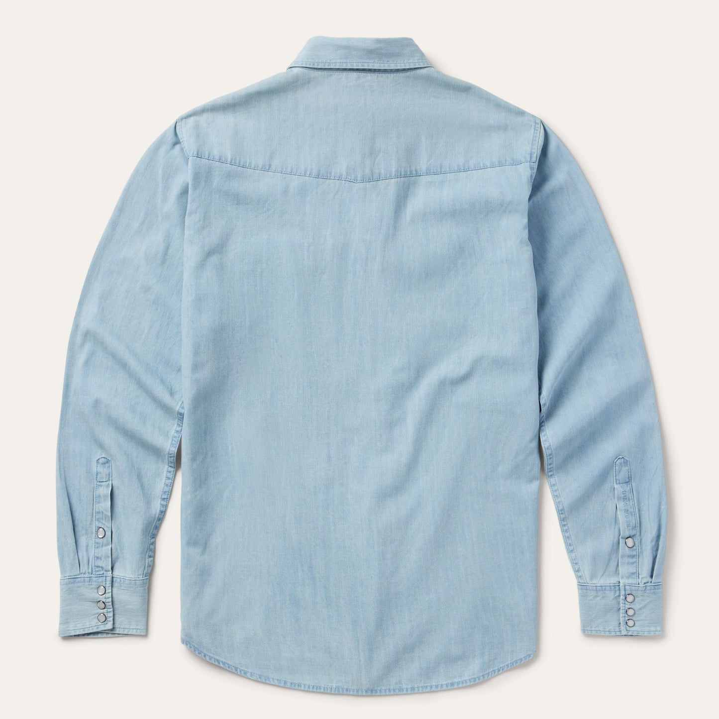 Blue Chambray Oxford Western Shirt / Stetson