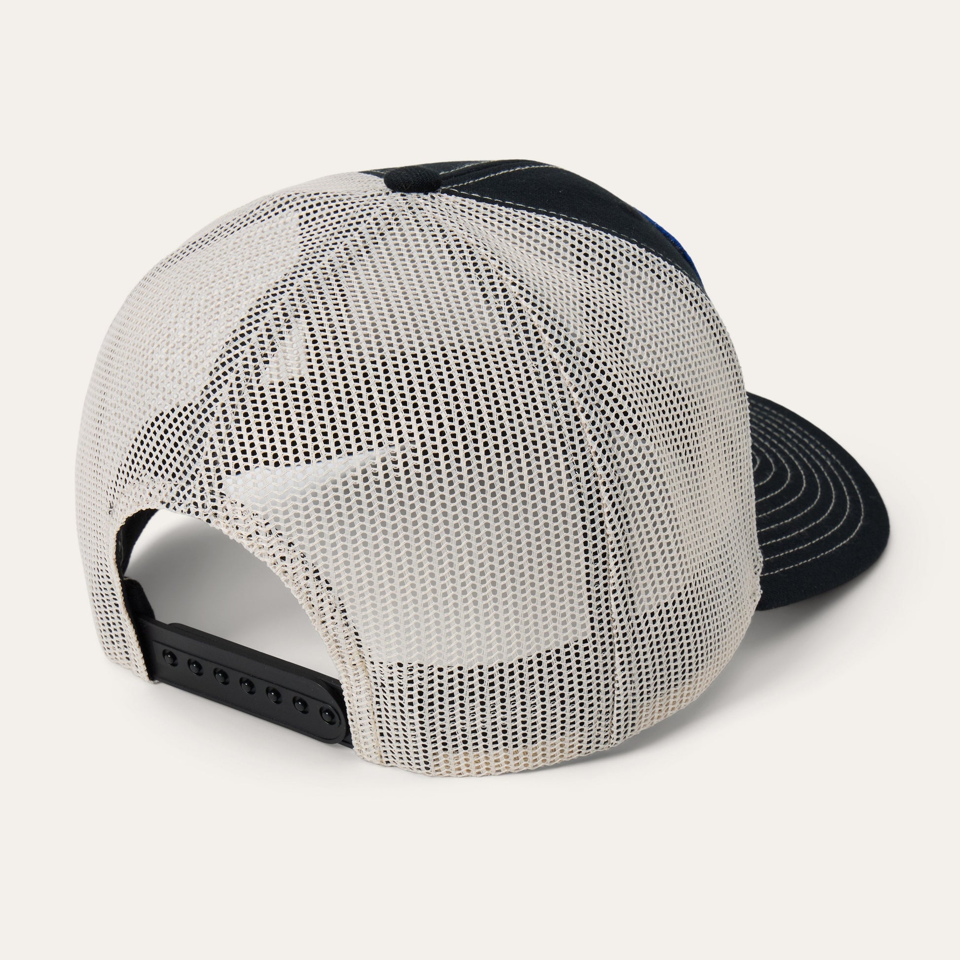 Black Bison Patch High Crown Trucker Hat / Stetson
